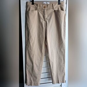 BRAX  Pants Trousers Beige Ankle Cotton Chino size 6 8